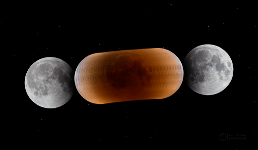 Colors of the longest eclipse
