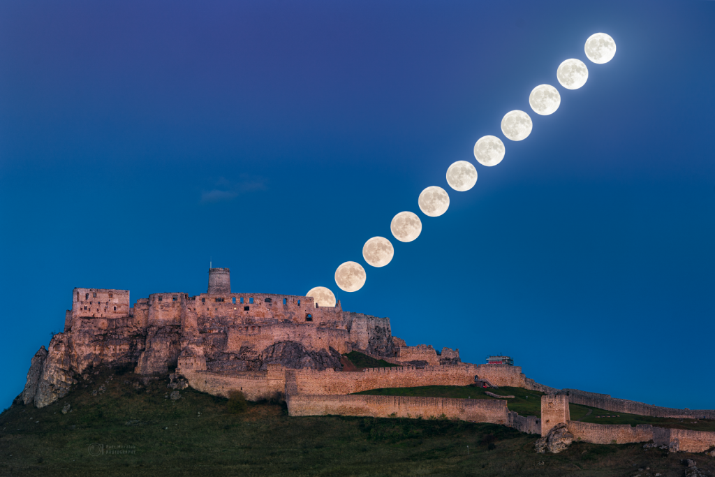 Blue Moon in Blue Hour
